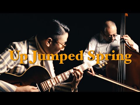 Plays Standards 【 U 】" Up jumped spring " January , 2023. Jazz guitar and bass duo