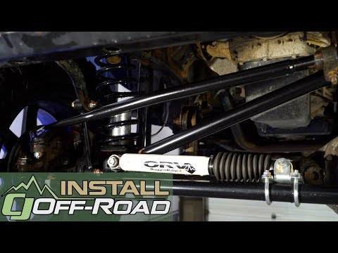 Jeep Wrangler JK JKS Manufacturing Drag Link Flip Kit 2" auf 6" Lift 2007-2018 Installation