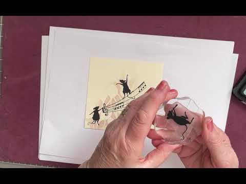 The Title is “ Let’s Dance” by Eileen Godwin A Lavinia Stamps Tutorial