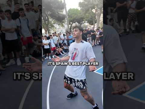 “mK dOeSn’T pLaY rEaL cOmP”🫣… 1v1 vs Dominican National Team Member😈🇩🇴 #streetball #basketball