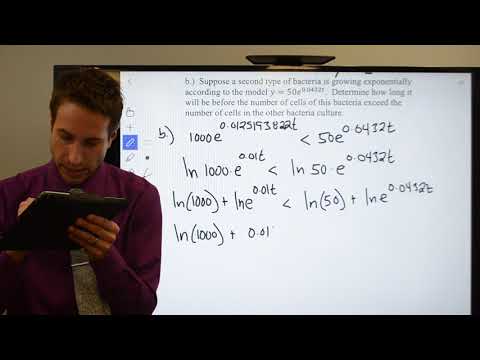 Exponential Growth and Decay Part 8