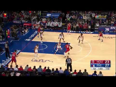 Joel Embiid being like Iverson and Crosses Daniel Theis