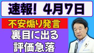 【衝撃】玉木雄一郎氏の発言が裏目に…不安を煽った結果、思わぬ結末に？ #高市早苗 #中国 #自民党 #岡田克也 #立憲民主党#石破茂