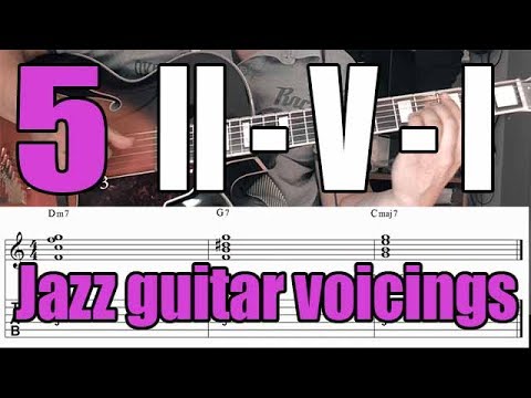 2 5 1 Jazz Guitar Chords - Lesson With Tabs