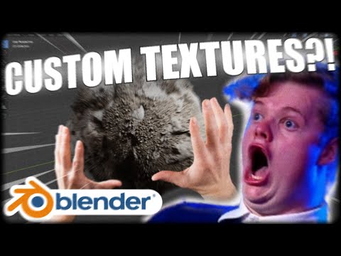How to make your own textures for BLENDER (epic tutorial!)