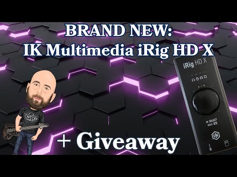 The BRAND NEW IK iRig HD X | Excellent Mobile Audio Interface! GIVEAWAY!