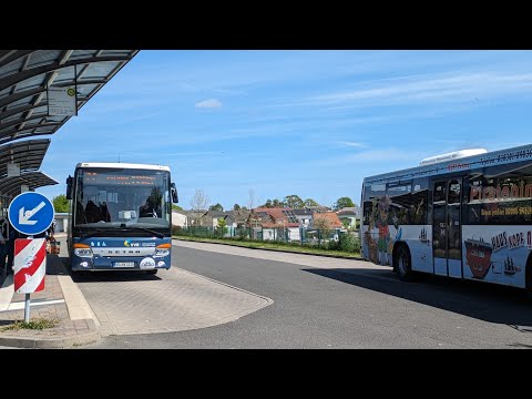 VVR|Mitfahrt im Setra 415 LE business auf der 22 von Sassnitz bis Serams