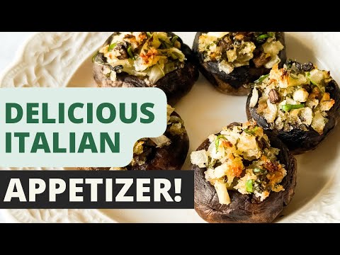 Easy Italian Recipe Stuffed Mushrooms