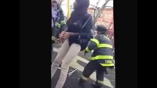 preview picture of video '14-Year-Old Girl Gets STuck In A Baby Swing! (FDNY Rescue)'