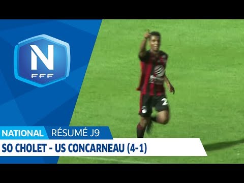 J9 : SO Cholet - US Concarneau (4-1), le résumé I National FFF 2018-2019