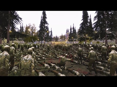 20 US Marines vs 40000 Zombies Ultimate Epic Battle Simulator