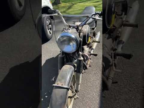 Thumbnail for Triple matching running 1965 BMW R27 motorcycle 383XXXidling by BMW R27