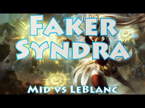 SKT T1 Faker, Syndra vs LeBlanc
