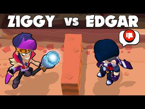 ZIGGY vs EDGAR ⭐ Brawl Stars