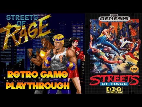 Retro Game Playthrough: Sega Genesis Streets of Rage (1991) longplay with commentary