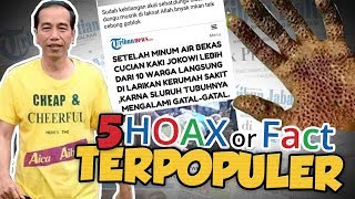 TOP 5 HOAX OR FACT: Jokowi Pakai Kaus 'Aibon' hingga Ditemukan Serangga Mematikan