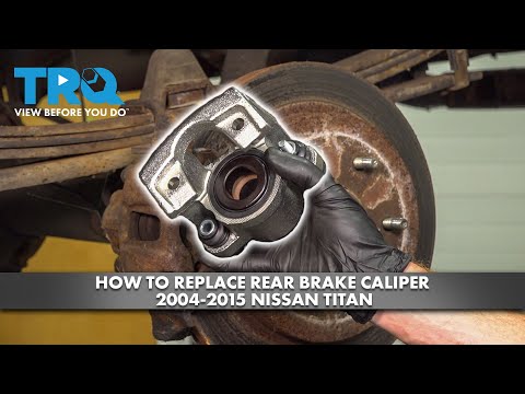How to Replace Rear Brake Caliper 2004-2015 Nissan Titan