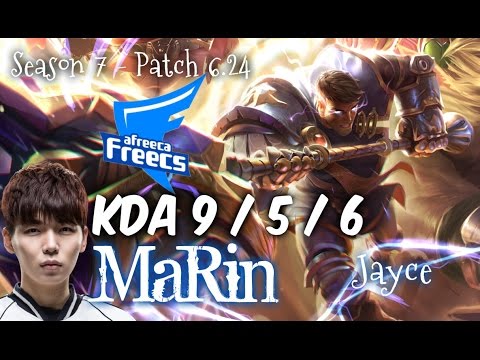 AFs MaRin JAYCE vs POPPY Top - Patch 6.24 KR Ranked