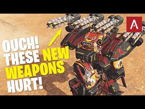 War Robots - ALL DAMAGE SNIPER Behemoth With NEW Hornet Weapons WR Max Gameplay