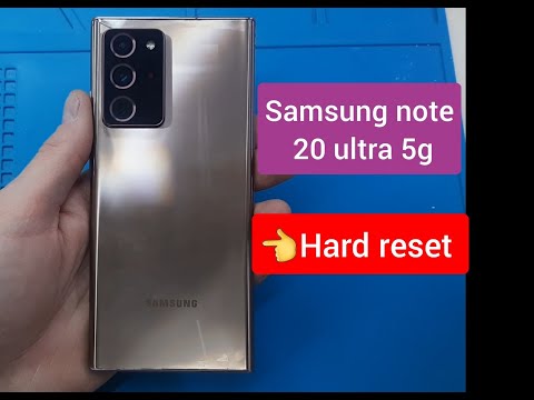 Samsung galaxy Note 20 ultra 5g Hard reset,  Android 11