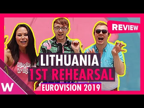 Lithuania First Rehearsal: Jurij Veklenko "Run With the Lions" @ Eurovision 2019 (Reaction)