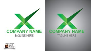 letter logo | Design a letter logo in adobe illustrator