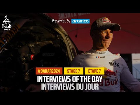Interview of the day presented by Aramco - Stage 7  - #Dakar2024