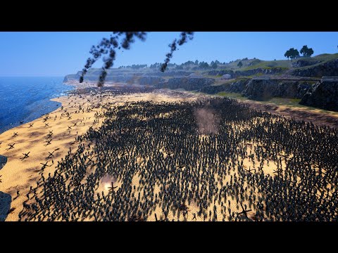 10,000 Nazi Army Vs British and US Soldiers| Ultimate Epic Battle Simulator | UEBS