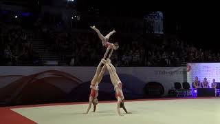 Deerness Valley - Gold - Womens Group 13-19 - Acrobatic Gymnastics 2017