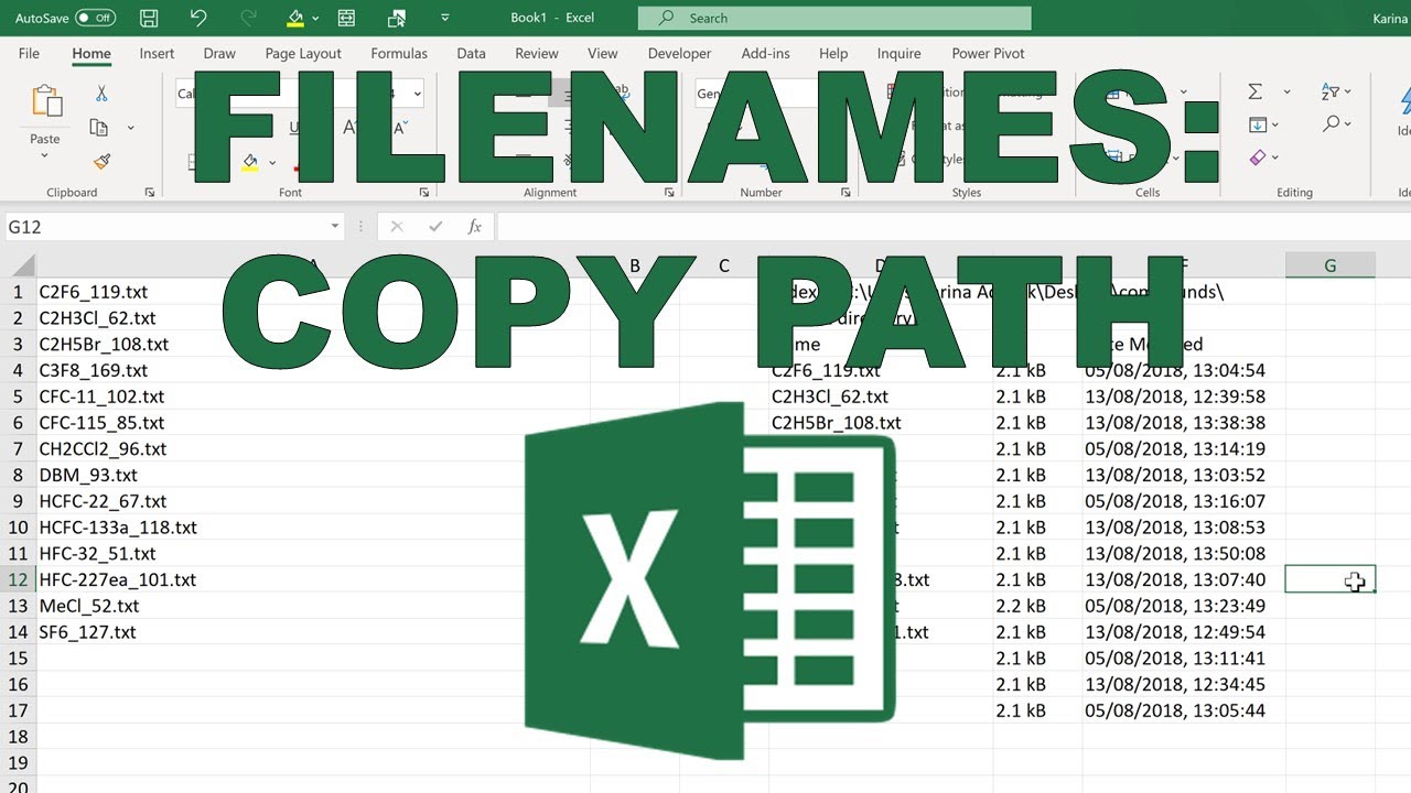 how-do-i-copy-a-list-of-files-from-a-folder-into-excel-windows-10