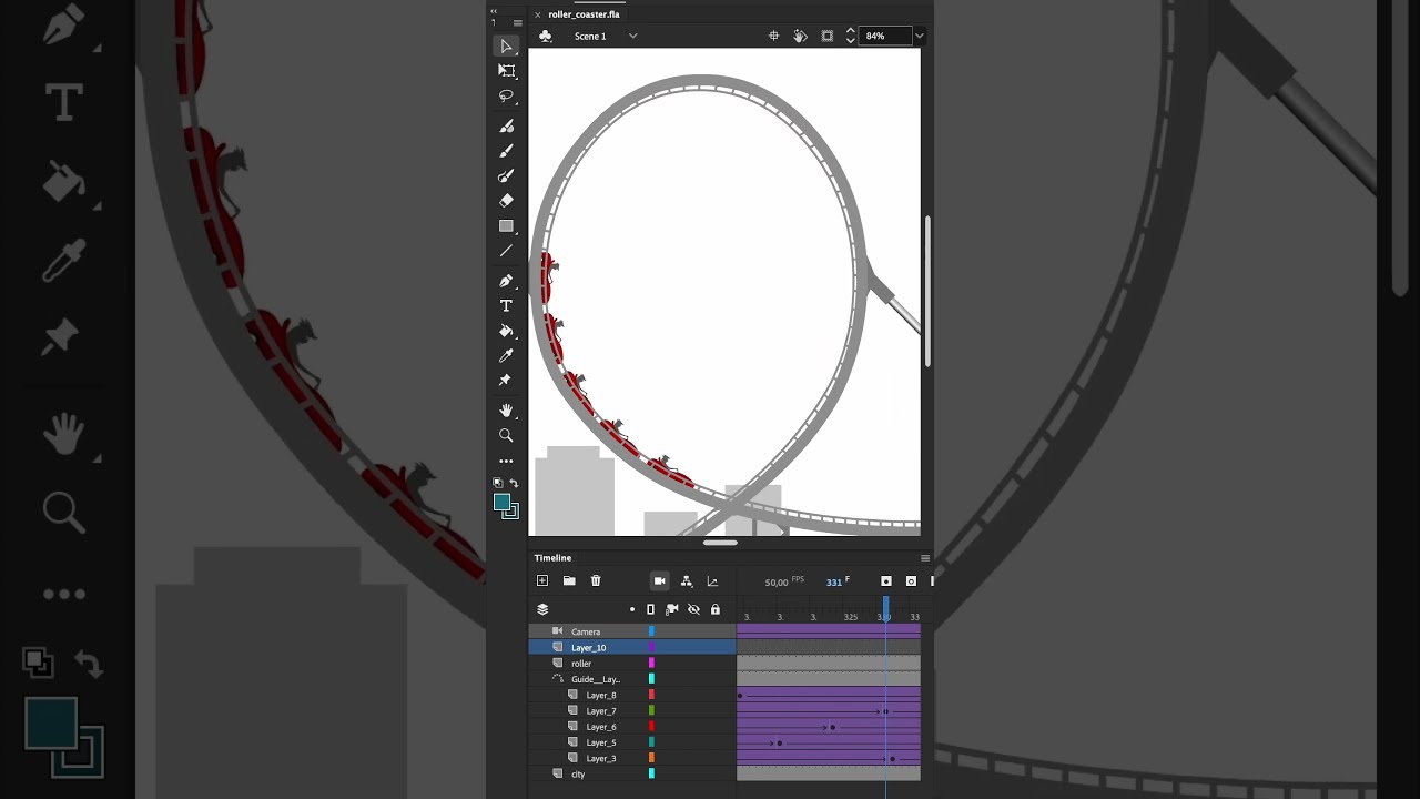 Path and Camera in Adobe Animate Tutorial #adobetutorial #animate #adobeanimate