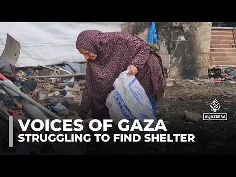 Gaza woman's struggle for shelter amid devastation and loss