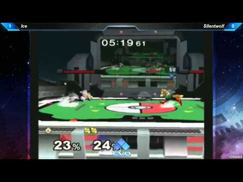 EVO 2013 SSBM QF - Ice (Sheik) vs SilentWolf (Fox)