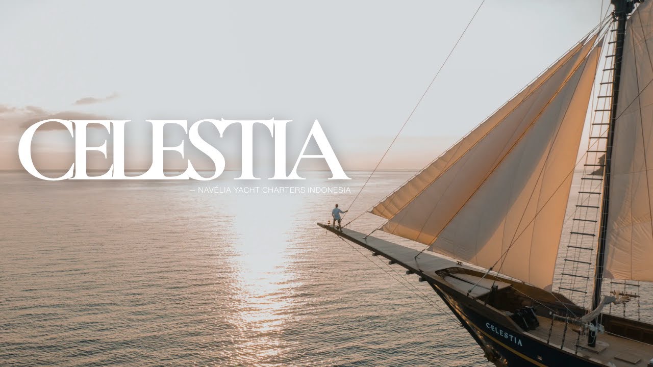 Celestia video tour — luxury yacht charter Indonesia