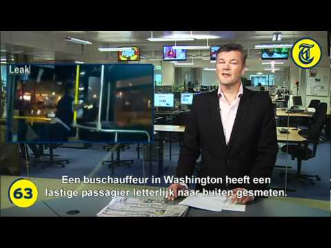 Nieuwsflits 8 september 2011 - Bus-passagier op straat gesmeten