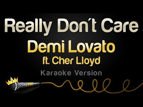 Demi Lovato ft. Cher Lloyd - Really Don&#39;t Care (Karaoke Version)