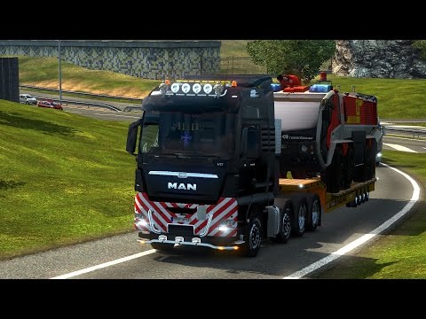 ETS2 - MAN TGX by Madster and 38 tone cargo