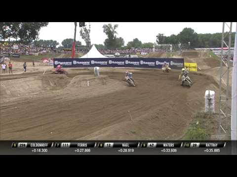 Jeremy Van Horebeek passes Shaun Simpson MXGP of Lombardia 2015
