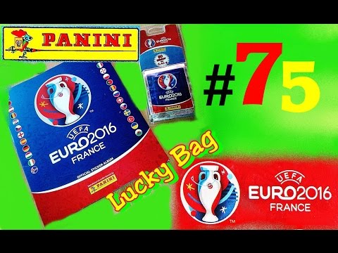 PANINI UEFA EURO 2016 FRANCE new OFFICIAL STICKER ALBUM EM Frankreich new UNBOXING 5 Aufkleber # 75