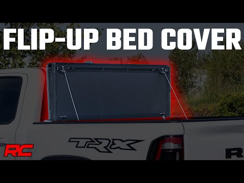 Hard Low Profile Tri-Fold Flip-Up Bed Cover