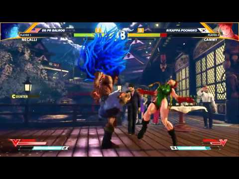 PR Balrog (Necalli) vs Poongko (Cammy) round 1 [FR2016]
