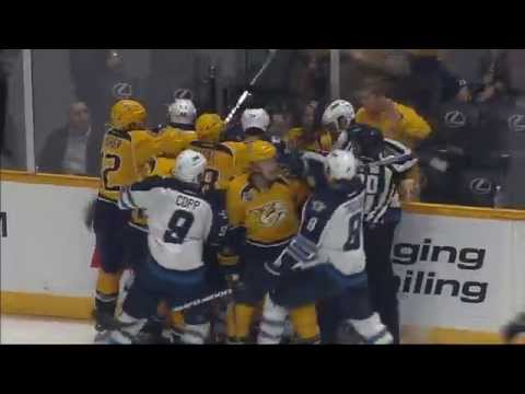Gotta See It: Penalty box overflows with Jets & Predators