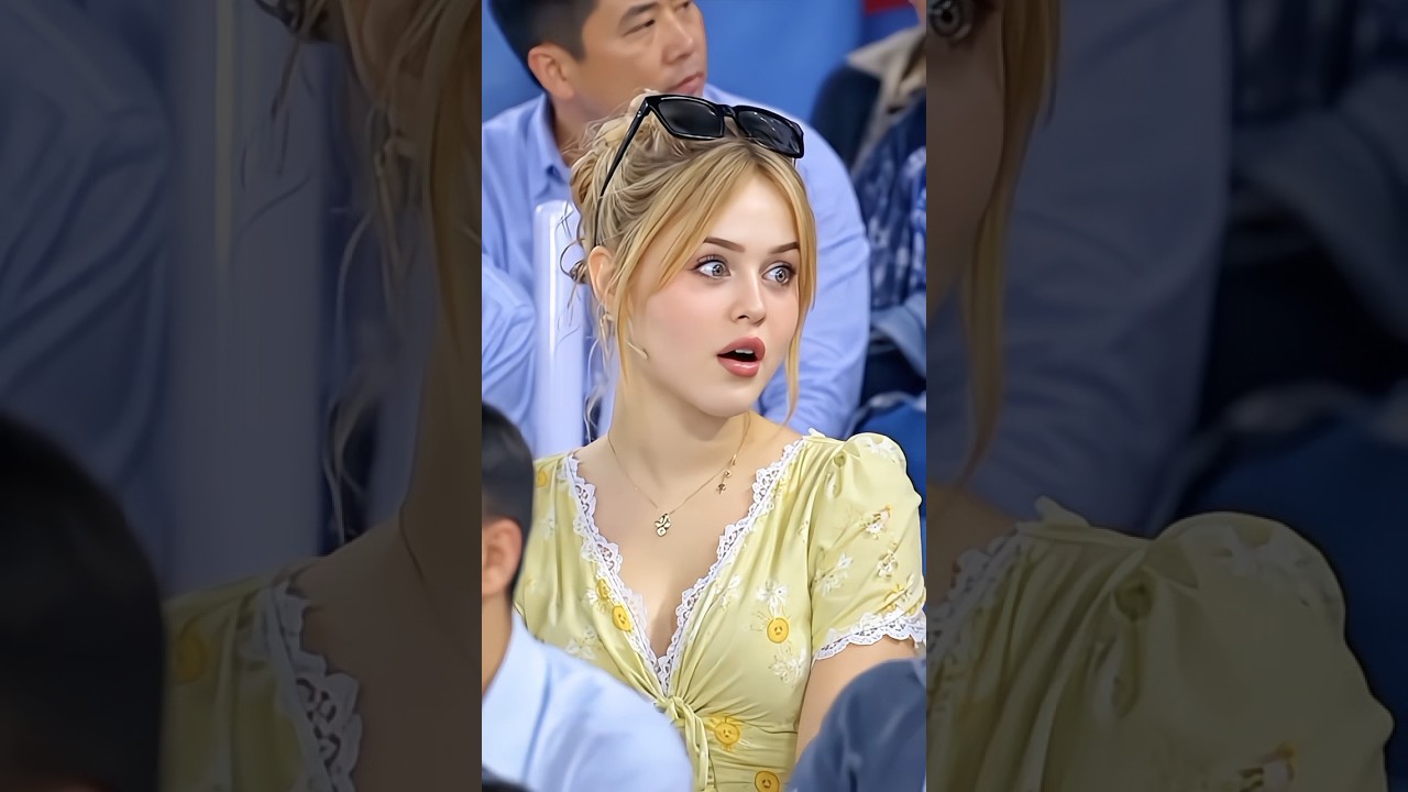 Everyone Noticed Her In The Crowd 👀❤️ #Stadium #BeautifulGirl #Viral #TrendingNow #FYP #Shorts