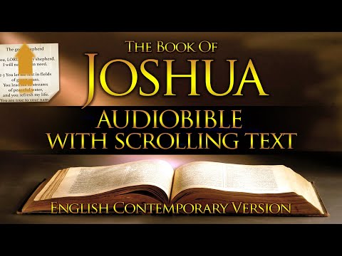 Holy Bible Audio: JOSHUA 1 to 24 - With Text (Contemporary English)