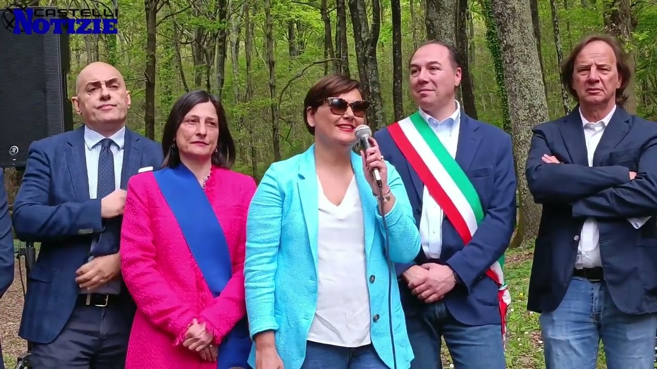 LARIANO – Inaugurata nel bosco larianese la Valle dello Scifiello