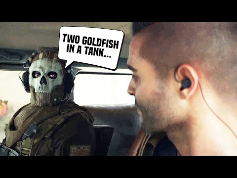 Ghost and Soap Share Jokes (All Choices) - Call of Duty: Modern Warfare 2