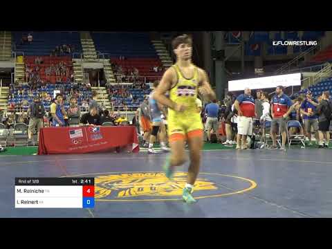 170 Lbs Rnd Of 128 Mason Reiniche Tennessee Vs Isaiah Reinert Pennsylvania