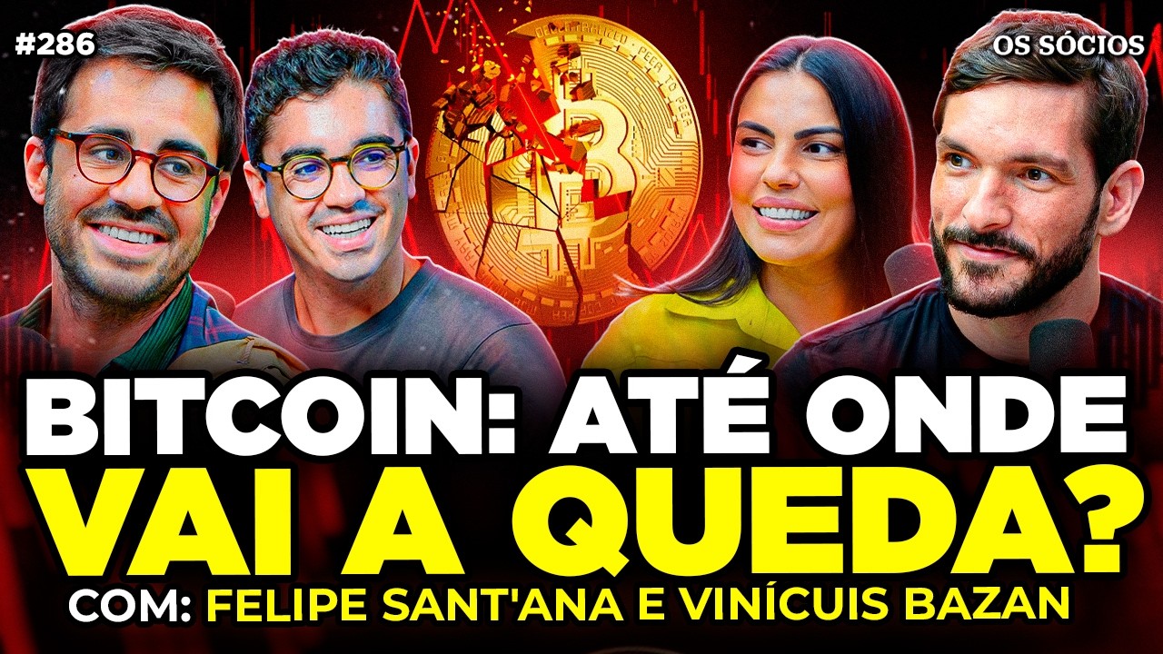 BITCOIN: ATÉ ONDE VAI A QUEDA? | Os Sócios 286
