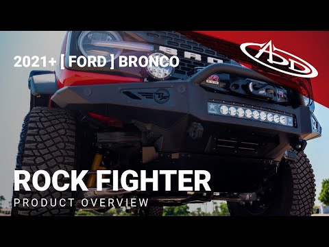 First Ford Bronco With Addictive Desert Designs Bumpers!