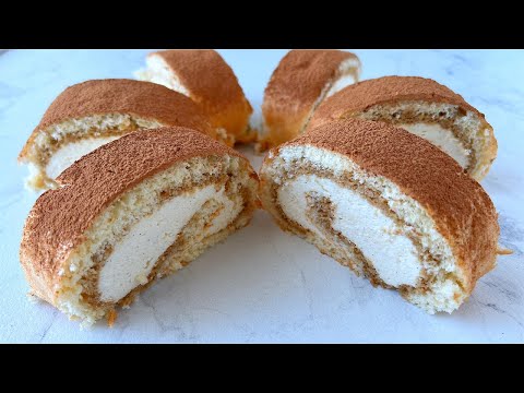 The Softest Tiramisu Roll! So Easy No One Will Believe You Made It